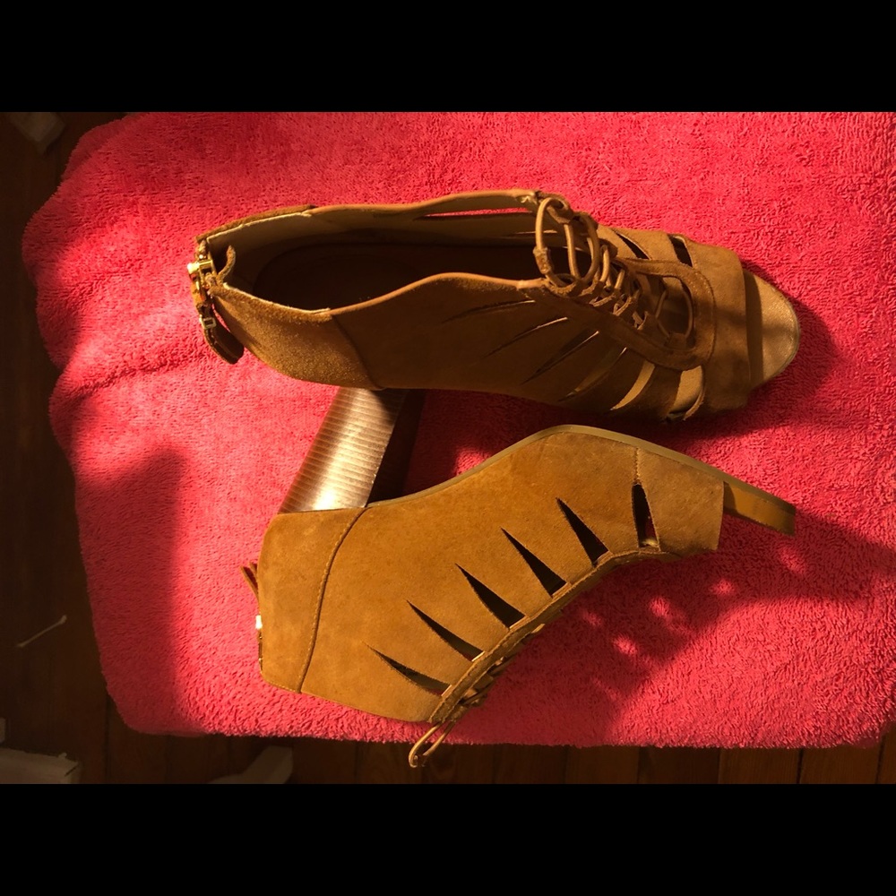 MK summer booties/heels